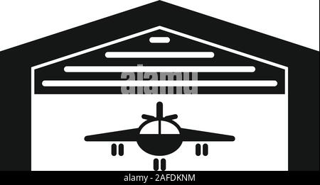 Hangar moderne icône. Simple illustration de hangar moderne pour la conception web icône vecteur isolé sur fond blanc Illustration de Vecteur