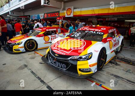 Sao Paulo, Brésil. Le 15 décembre 2019. Dur ce dimanche (15e) au cours de la Final 2019 Stock Car. 06 (6) pilotes en compétition pour le titre de la saison 2019 à Interlagos. (Photo : Emerson Santos/Fotoarena) Crédit : Foto Arena LTDA/Alamy Live News Banque D'Images