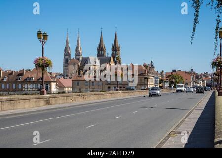 Moulins village d'Auvergne ministère en France Banque D'Images