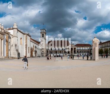 L'Université de Coimbra. Paco das Escolas, la vieille université (Universidade velha), Coimbra, Portugal Banque D'Images