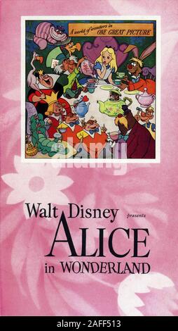 WALT DISNEY présente ALICE AU PAYS DES MERVEILLES 1951 Clyde Geronimi Wilfred Jackson administration et Hamilton Luske roman Lewis Carroll cartoon film de Walt Disney Productions / RKO Radio Pictures Banque D'Images