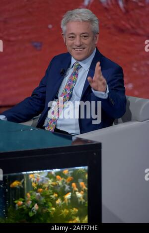Milan, Italie. Le 15 décembre, 2019. Milan, "Che tempo che fara', Rai 2 - John Bercow indépendant : Crédit Photo Agency/Alamy Live News Banque D'Images