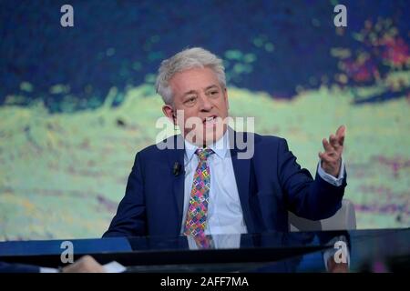 Milan, Italie. Le 15 décembre, 2019. Milan, "Che tempo che fara', Rai 2 - John Bercow indépendant : Crédit Photo Agency/Alamy Live News Banque D'Images