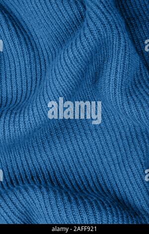 Tricot bleu texture pour votre arrière-plan. Banque D'Images