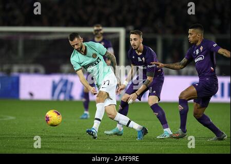 Firenze, Italie, 15 décembre 2019, au cours de l'action en brozovic Fiorentina vs Inter - Serie A soccer italien Championnat Hommes - Crédit : LPS/Matteo Papini/Alamy Live News Banque D'Images