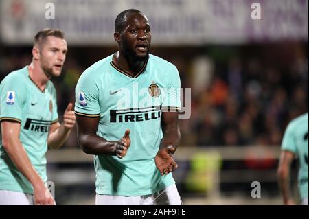 Firenze, Italie, 15 décembre 2019, la grinta de romelu lukaku durant la Fiorentina vs Inter - Serie A soccer italien Championnat Hommes - Crédit : LPS/Matteo Papini/Alamy Live News Banque D'Images