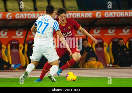 Roma, Italie. Le 15 décembre 2019. Nicol (Roma) au cours Roma vs Spal, Serie A soccer italien Championnat Hommes à Roma, Italie, 15 décembre 2019 - LPS/Renato Olimpio Crédit : Renato Olimpio/fil LPS/ZUMA/Alamy Live News Banque D'Images