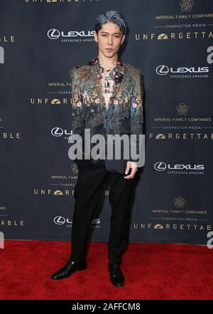 14 Décembre 2019 - Los Angeles, Californie - Miyavi. Gala 2019 Unforgetttable tenue au Beverly Hilton Hotel. (Crédit Image : © Birdie Thompson/AdMedia via Zuma sur le fil) Banque D'Images