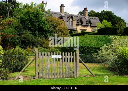 Comment la Hill House Trust et la rivière Ant sur les Norfolk Broads, Ludlum, Norfolk, Angleterre, Royaume-Uni. Banque D'Images