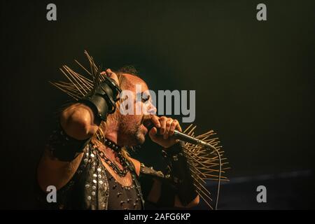 Milan, Italie. 13 décembre 2019. Black metal suédois NIFELHEIM effectue au club de musique. Brambilla Simone Live News photographe Banque D'Images