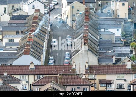 Les bogside est un quartier à l'extérieur de l'citywalls de Derry, Londonderry, en Irlande du Nord. Banque D'Images