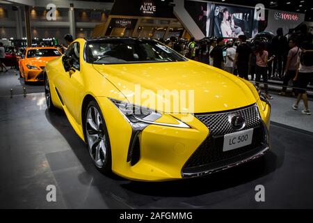 Nonthaburi, Thaïlande, décembre 2018 : Lexus LC 500 sur l'affichage à Bangkok International Motor Expo 2018 au moment de l'impact Arena Muangthong Thani en exposition Banque D'Images