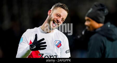 Almelo, Pays-Bas. Le 15 décembre, 2019. ALMELO, Heracles Almelo - FC Utrecht, 15-12-2019, le football, l'Eredivisie néerlandaise, saison 2019-2020, Polman Stadium, joueur du FC Utrecht Bart Ramselaar après le match Heracles Almelo - FC Utrecht : Crédit Photos Pro/Alamy Live News Banque D'Images
