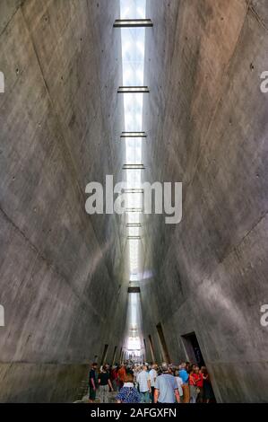 Jérusalem Israël. Yad Vashem. Mémorial aux victimes de l'holocauste Banque D'Images