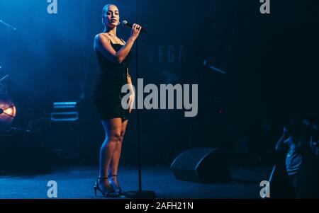 Copenhague, Danemark. 01er novembre 2018. La chanteuse et parolière Jorja Smith effectue un concert live à Vega à Copenhague. (Photo crédit : Gonzales Photo - Mathias Kristensen). Banque D'Images