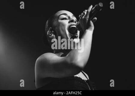 Copenhague, Danemark. 01er novembre 2018. La chanteuse et parolière Jorja Smith effectue un concert live à Vega à Copenhague. (Photo crédit : Gonzales Photo - Mathias Kristensen). Banque D'Images