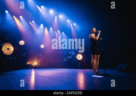 Copenhague, Danemark. 01er novembre 2018. La chanteuse et parolière Jorja Smith effectue un concert live à Vega à Copenhague. (Photo crédit : Gonzales Photo - Mathias Kristensen). Banque D'Images