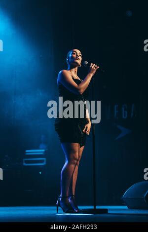 Copenhague, Danemark. 01er novembre 2018. La chanteuse et parolière Jorja Smith effectue un concert live à Vega à Copenhague. (Photo crédit : Gonzales Photo - Mathias Kristensen). Banque D'Images