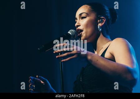 Copenhague, Danemark. 01er novembre 2018. La chanteuse et parolière Jorja Smith effectue un concert live à Vega à Copenhague. (Photo crédit : Gonzales Photo - Mathias Kristensen). Banque D'Images