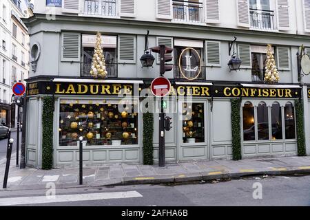 Pâtisserie Ladurée - Paris - France Banque D'Images