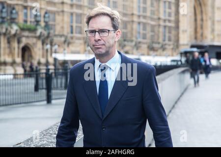 Londres, Royaume-Uni. 16 Décembre, 2019. Tobias Ellwood, député conservateur de Bournemouth East, arrive au Palais de Westminster, le Parlement reprend ses travaux à la suite de l'élection générale. Credit : Mark Kerrison/Alamy Live News Banque D'Images