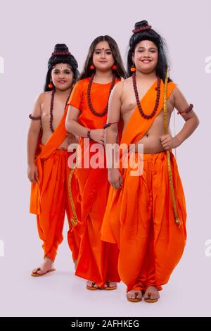 Sita Ram,et lakshman Standing together Banque D'Images