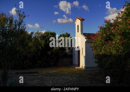 Petite église orthodoxe grecque, Fanari, Argostoli, petite Céphalonie, îles Ioniennes, Grèce Banque D'Images