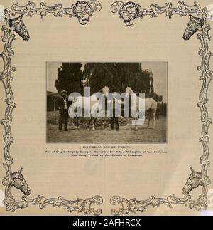 . Source et sportsman. N°19 VOLUME L.. Le samedi 11 mai 1907. 3,00 $ par année d'abonnement. L'OBTENTEUR ET SPORTSMAN [Samedi, 11 mai 1907. Courses, 1907 FOIRE DE L'ÉTAT D'ÊTRE RENDUE À LA FOIRE DE L'État de Californie à Sacramento, Californie, July 9, 10, 11, 12, 13, 14, 07 Garantie Enjeux pour les chevaux du faisceau. Les inscriptions ferment le mercredi 15 mai, Programme : Lundi, sept. 9e no 1-Occident Jeu (fermé le 1er janvier 1905).no 2-2:20 Stimulation Classe .$2000 Mardi, sept. 10e. N° 3-2:14 TrottingNo la classe. 4-2:12 Stimulation de classe . .$800.$800 MERCREDI, sept. 11e. N° J5-garantis deux ans ans, trot, deux chauffages dans trois.no 6- Banque D'Images