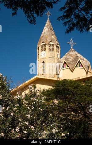 L'Éthiopie, du Tigré, Mekele, centre-ville, Kebele 16, l'Eglise catholique Banque D'Images