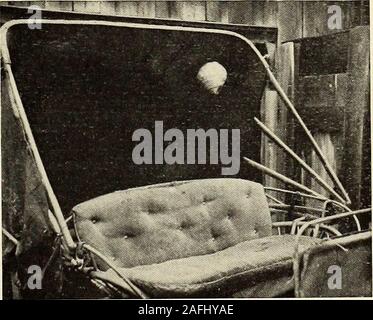 . St Nicholas [Série]. La FIGUE-POIRE DANS UN ARBRE. sa nourriture de l'air, et non pas d'thetree. La semence a été probablement portée à l'placeby un oiseau, et la germination et développement de la plante à sa taille actuelle montrent sa wonder-ful vitalité, surtout quand on considère le aridclimate dans lequel elle se développe. Leslie L. Long. Un nid de frelons DANS UN VIEUX PHAETON La photographie d'accompagnement, montrant une hor-nets nid construit dans le couvercle d'un vieux phaeton,a été envoyée à Saint Nicolas par W. T. Ness, Cam-bridge, Massachusetts. Le hangar dans lequel se thephaeton a été fermée pour l'été, un Banque D'Images