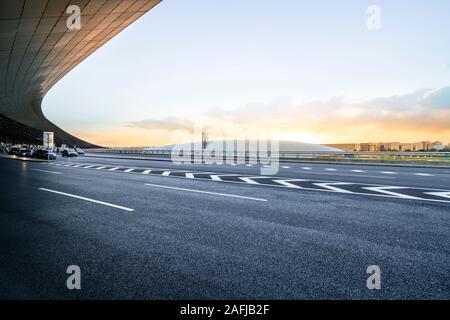 L'autoroute à Beijing, Chine Banque D'Images