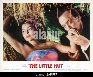 La petite hutte Année : 1957 UK / USA David Niven, Ava Gardner Directeur : Mark Robson Hall card Banque D'Images