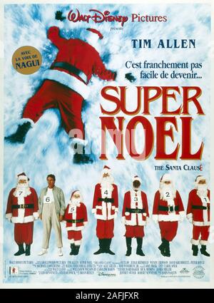 Le Père Noël Année : 1994 USA Réalisateur : John Pasquin Tim Allen Poster (Fr) Banque D'Images