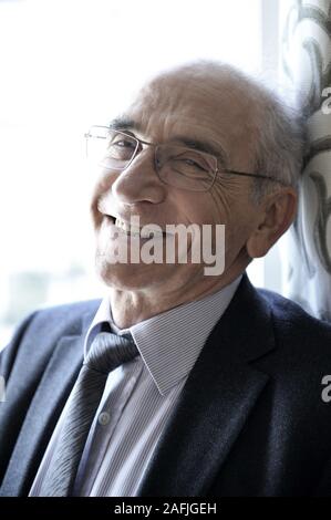 François de Closets, journaliste et auteur français. Paris, Janvier 2014 Banque D'Images