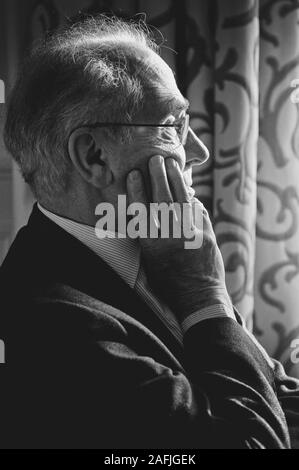 François de Closets, journaliste et auteur français. Paris, Janvier 2014 Banque D'Images