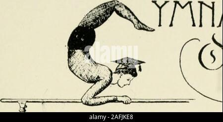 . Haverford College Athletic et annuel 1900 livre de classe. Banque D'Images