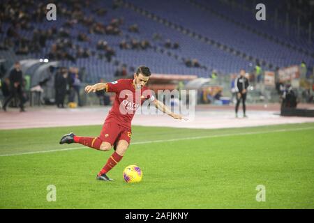 Roma, Italie. Le 15 décembre, 2019. Au Stadio Olimpico Roma battu 3-1 Spal au cours de la Serie A match AS Roma vs Spal. (Photo de Paolo Pizzi/Pacific Press) Credit : Pacific Press Agency/Alamy Live News Banque D'Images