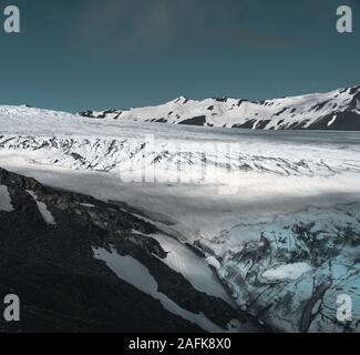 Glacier Vatnajokul Skalafellsjokull, Parc National, Patrimoine Mondial de l'Islande, Banque D'Images