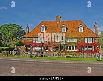 High Halden, Kent, le Pub Chequers, Banque D'Images