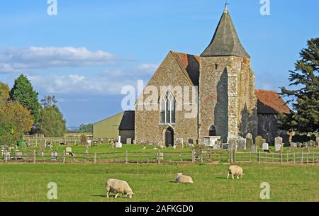 Église St Clements, Old Romney, Romney Marsh, Kent Banque D'Images