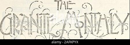 . Le Granit : un magazine mensuel de la littérature, de l'histoire et les progrès de l'état. s de la Piscataqua, H. Bartlett Morrill . . . 125 L'Épave (poème), Adelbert Clark 197 Trask, Clara Augusta, Jonathan Visite à Jérémie ..... 350 Trust (poème), F. H. Noyes . . . . . .121 Deux heures dans Riverport, Elizabeth Domaine . . . 198 Deux Montagnes du New Hampshire . . . . 23, 29 Partie I.-L., C. La Montagne Monadnock Whittle ...... 23 Partie II.-Mont Cardigan Croquis, Ernest A. Barney .... 29 Jusqu'en hiver, Kearsarge William P. HoustonUpton, Clara E., secrétaire, 44 ème Rapport annuel de l'Association des enseignants1 MeetingState vig Banque D'Images