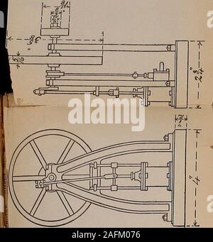 . Moteur du modèle de la construction, avec des instructions pratiques pour les façonneurs et amateurs. kto.  ^ - E. L. Banque D'Images