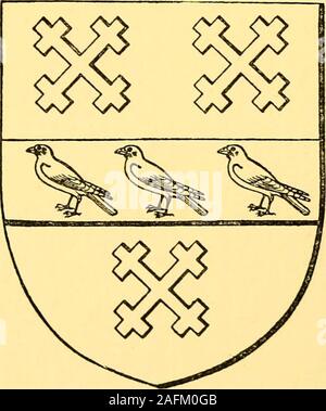 . Pedigrees enregistrés à la visite du comté palatin de Durham faites par William Fleur, Norroy king-de-bras, en 1575, par Richard Saint-george, Norroy king-de-bras, en 1615, et par William Dugdale, Norroy king-de-bras, en 1666. Banque D'Images