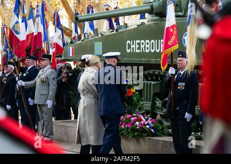 Célébration du 75e anniversaire de la libération, Strasbourg, Alsace, France Banque D'Images