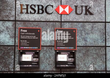 Londres, Royaume-Uni. Dec 16, 2019. Londres, 16-12-2019, la vie au Londen, HSBC Crédit : Pro Shots/Alamy Live News Banque D'Images