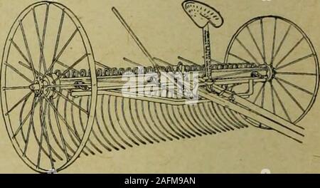 . L'agriculteur de l'Utah : consacré à l'Agriculture dans la région des Rocheuses. OSBORNE TONDEUSE. Râteau à Osborne Banque D'Images