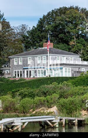 Charmante maison de plage de style Cape Cod, Chatham, Cap[e Cod, Massachusetts, États-Unis. Banque D'Images