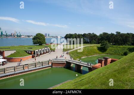 Klaipeda, Lituanie, de Courlande - 06/14/2019 : la forteresse de Kopgalis lituanienne, Musée de la mer Banque D'Images