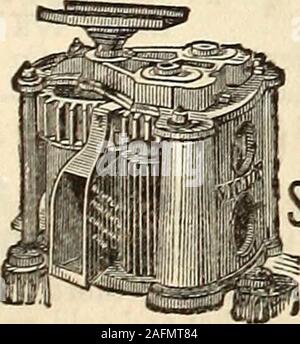. Semoir sud : consacré à l'agriculture, l'horticulture, live stock et le ménage. ty. Nous devons aussi faire le meilleur andCheapest Tout le fer ou automatique 8elf-0p"nlng Sate, alsoCheapest toutes plus intéressantes et clôture de fer. Beat WireStretcher et publiez la colère. Fabri-ture Russells aussi d'excellents moteurs vent forpumping l'eau, ou des moteurs pour grindingand d'autres travaux légers. Pour les prix et détails asKhardware addreBs ou concessionnaires, mentionnant, paper.gde mèche. BROS. Fabricant.. / Ind. de Richmond et connu des machines standard, Usedthe au monde. Les usines de canne à sucre pour le cheval et la puissance de la vapeur. Évaporateurs sous vide de sucre, Casseroles Banque D'Images