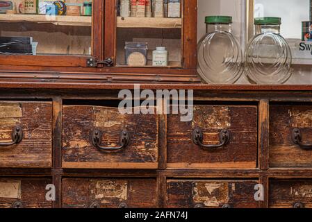 Recréé Le mode de vie des gens de Kent, les fournitures d'atelier, Royaume-Uni Banque D'Images